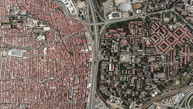 Depremle gündeme gelen iki farklı İstanbul şehirleşmesi havadan görüntülendi